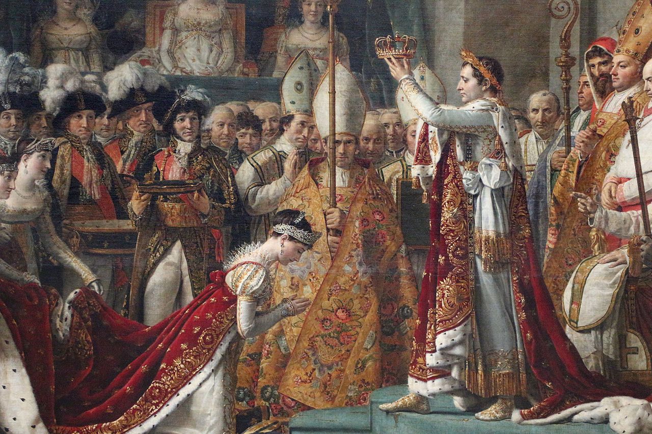 Painting of The Coronation of Napoleon - 1808