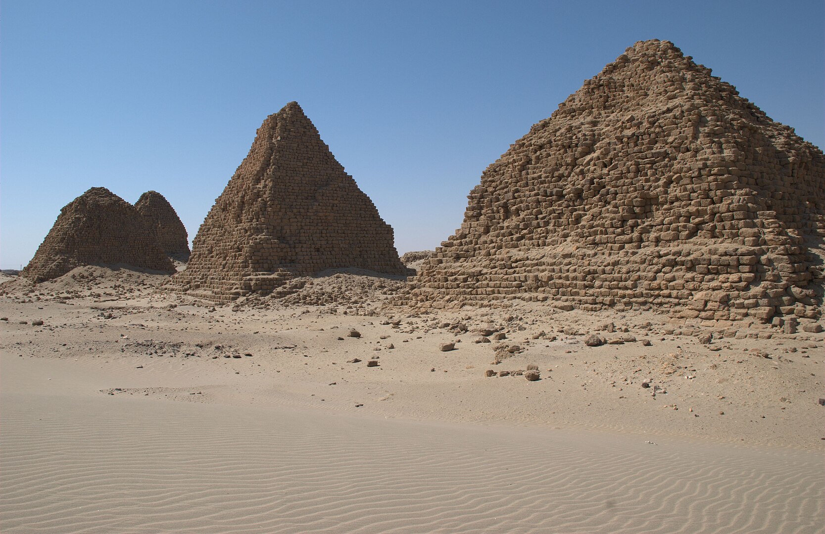 Nuri pyramids from northeast