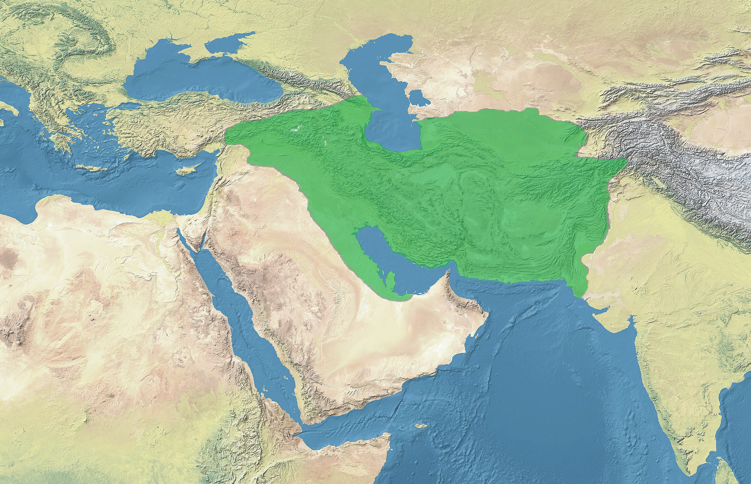 Parthian Empire borders