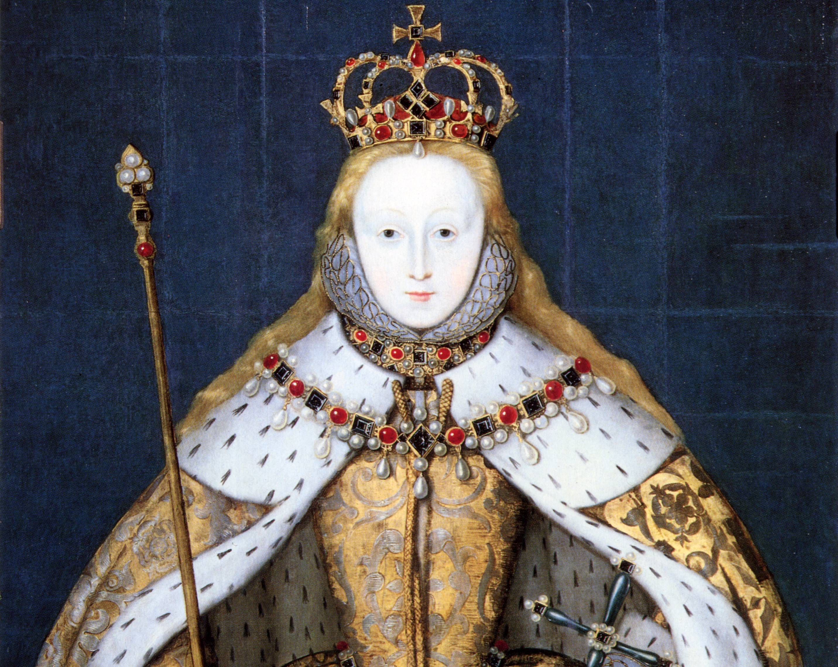 Elizabeth I In Coronation Robes