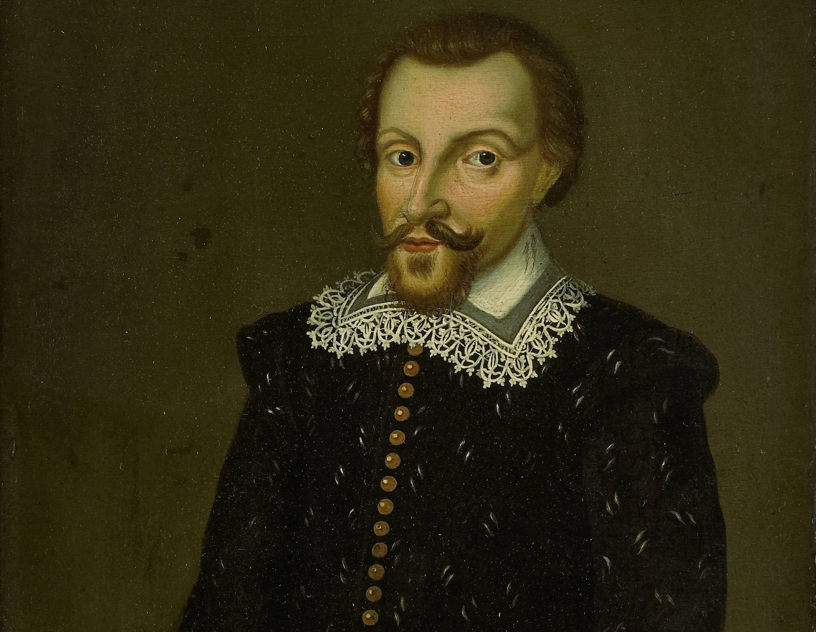 Pieter Both portrait in brown clothes