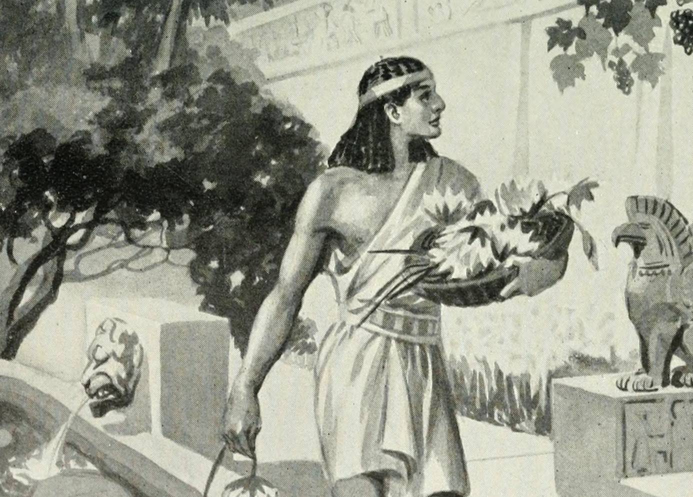 The young Sargon drawing