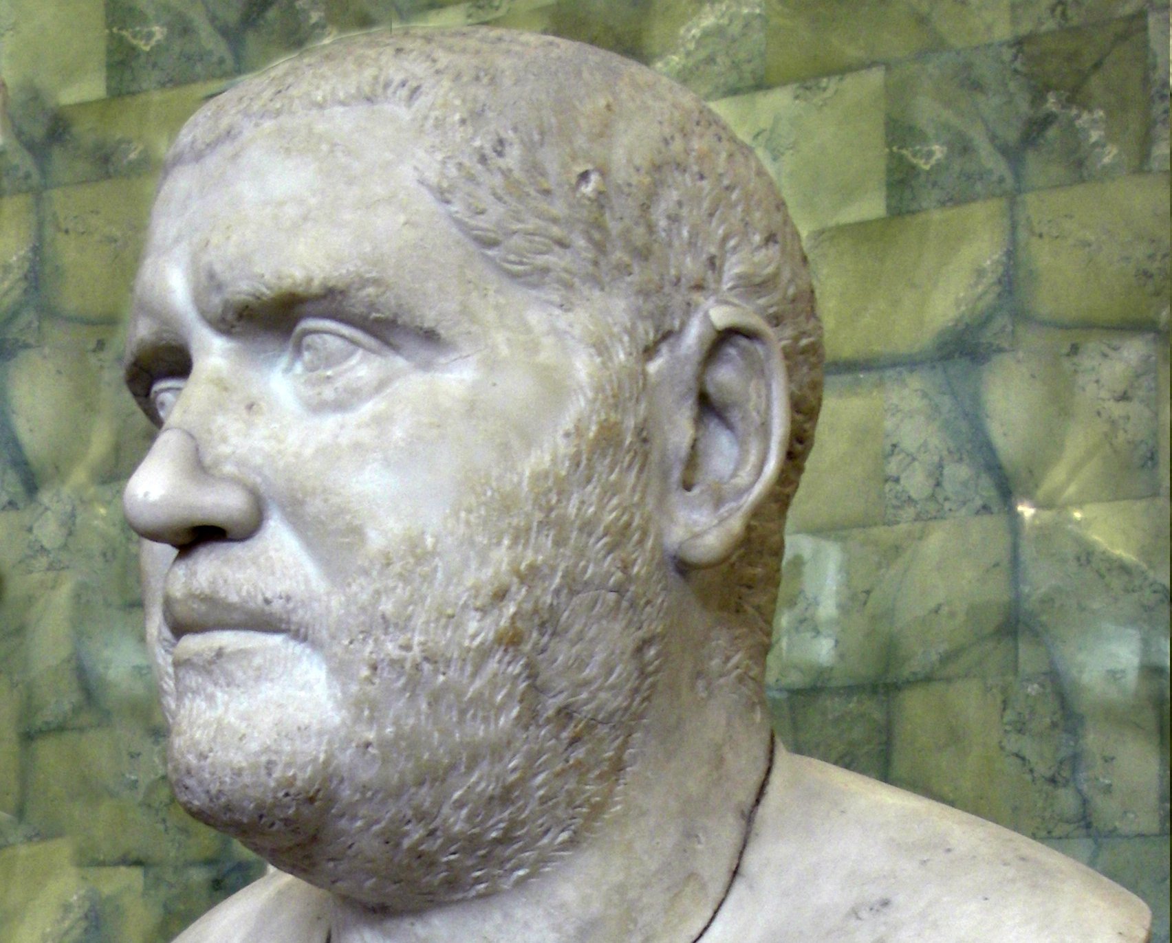 Marble Bust of Emperor Balbinus in the Hermitage