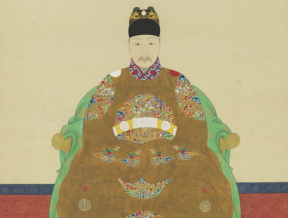 Seated portrait of the Emperor Guangzong