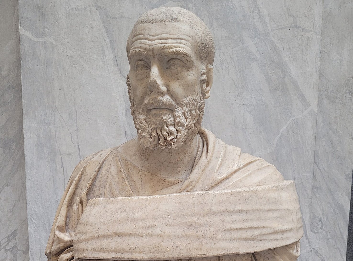 Marble Bust of Emperor Pupienus