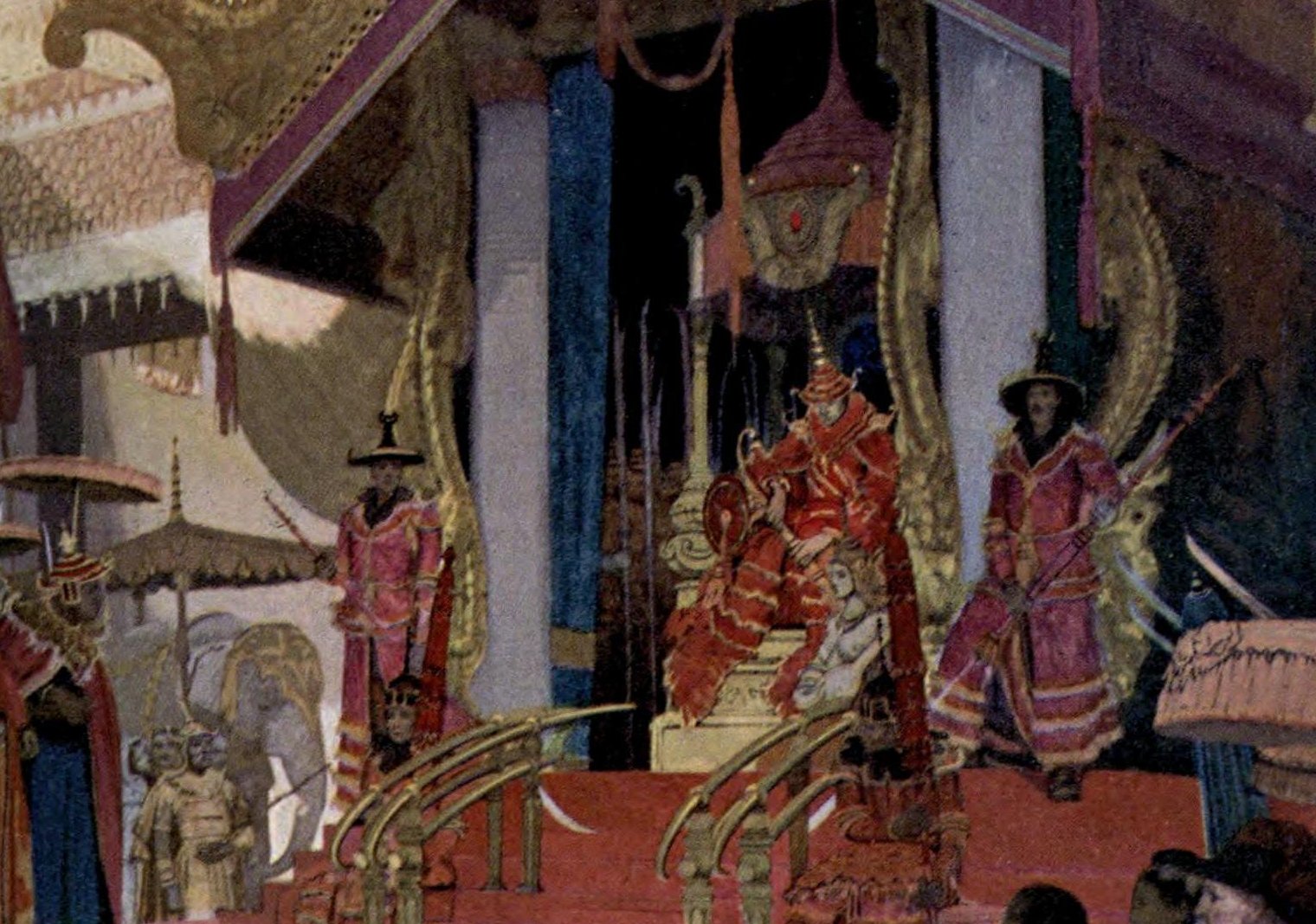 The King Of Pegu Recievs An Envoy