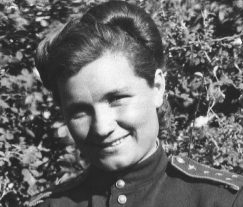 Serafima Amosova Portrait in uniform