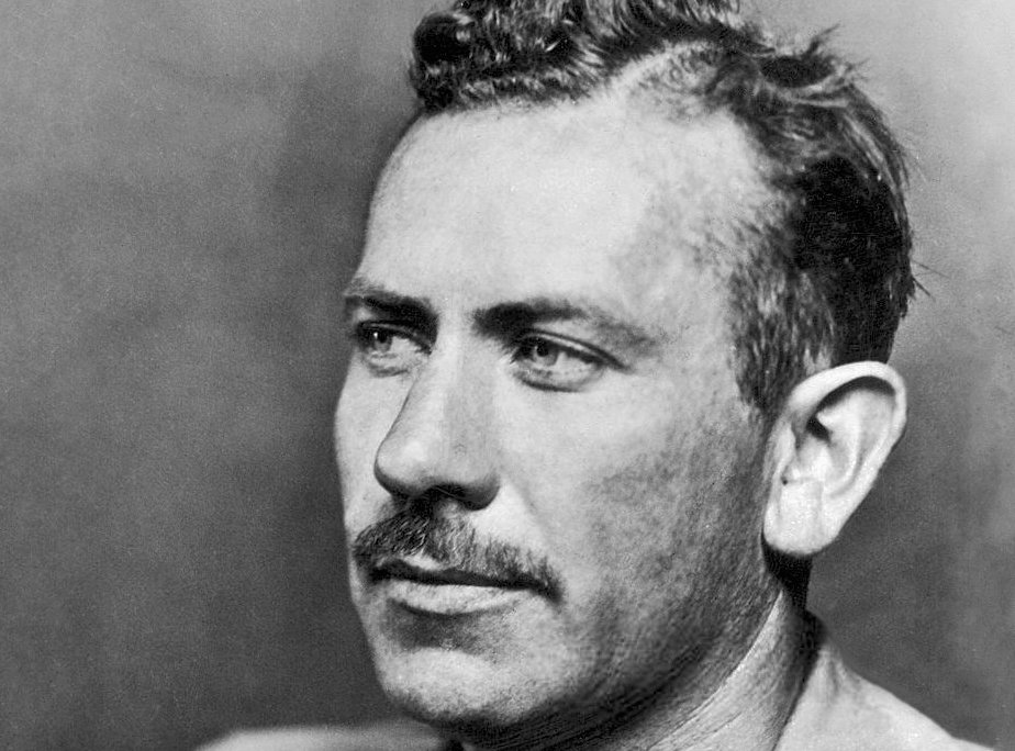 Portrait of John Steinbeck looking away