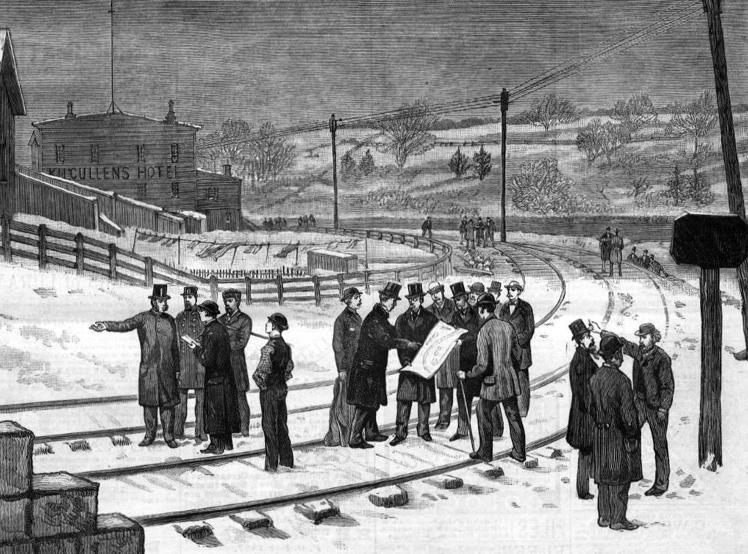 Spuyten Duyvil Train Wreck where Webster Wagner was killed