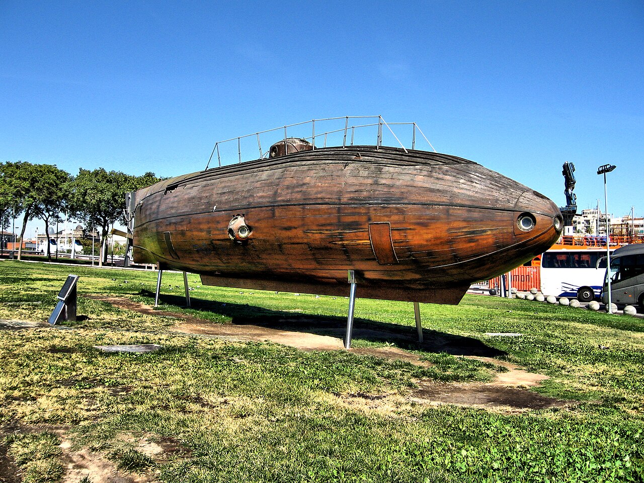 Old Wooden Submarine