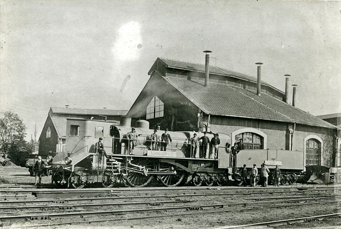 Photograph of Thuile locomotive