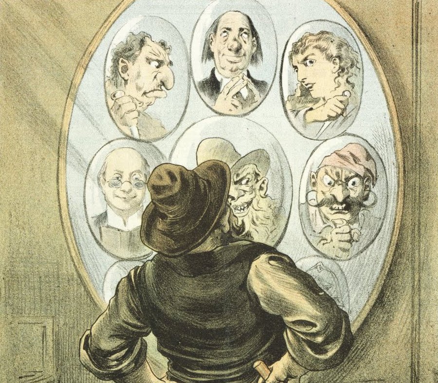 The cover of the September 21, 1889 Puck magazine depiction of the unidentified Whitechapel murderer Jack the Ripper.