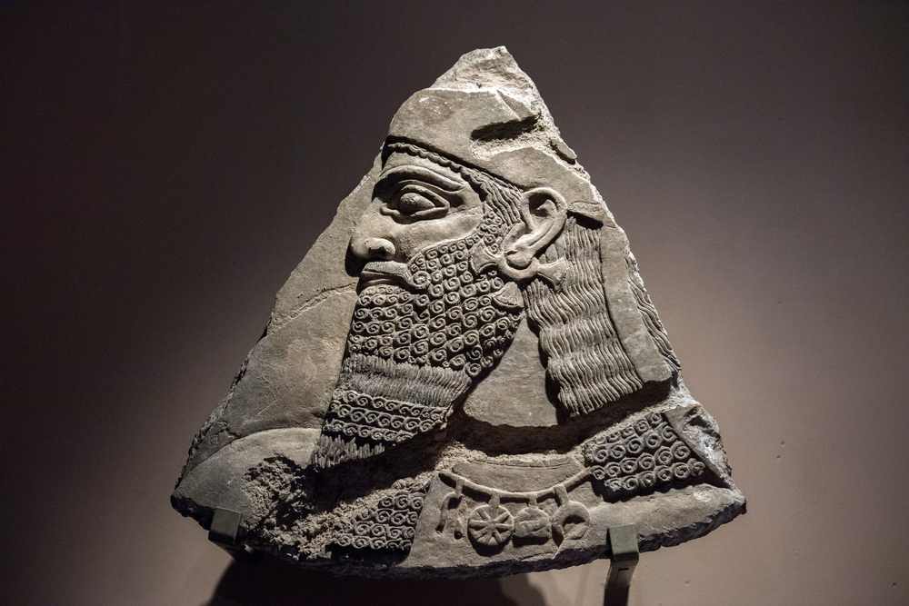 Ancient Babylonia and Assyria bas relief