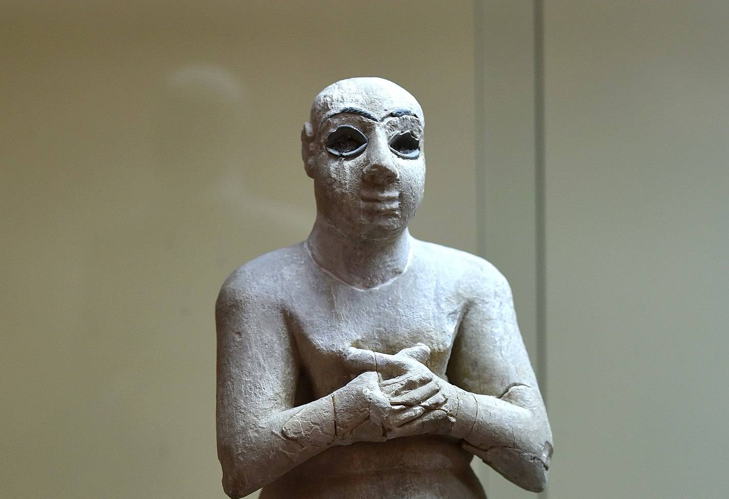 Sumerian Male Worshiper From Diyala, Iraq