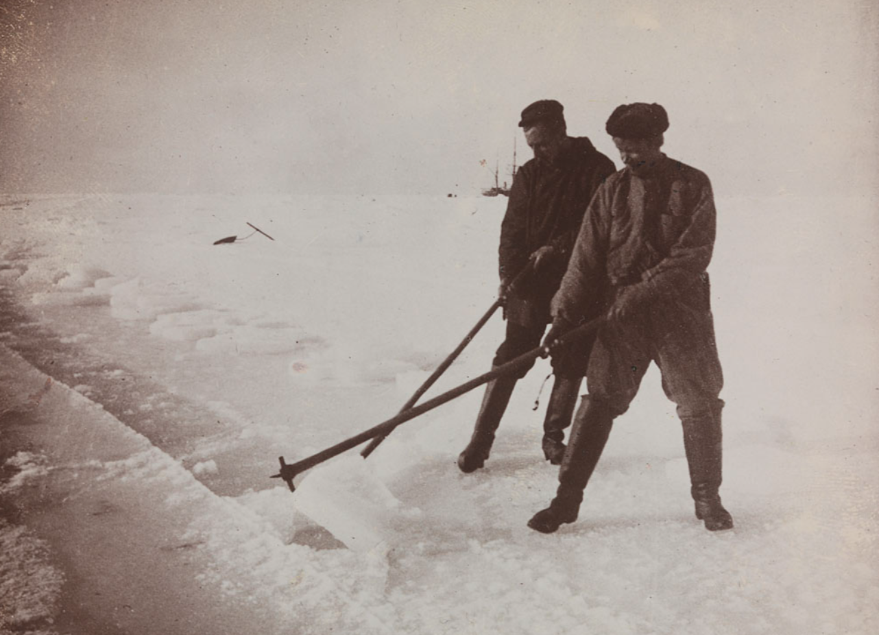 Roald Amundsen Og Engelbret Knudsen - 1899