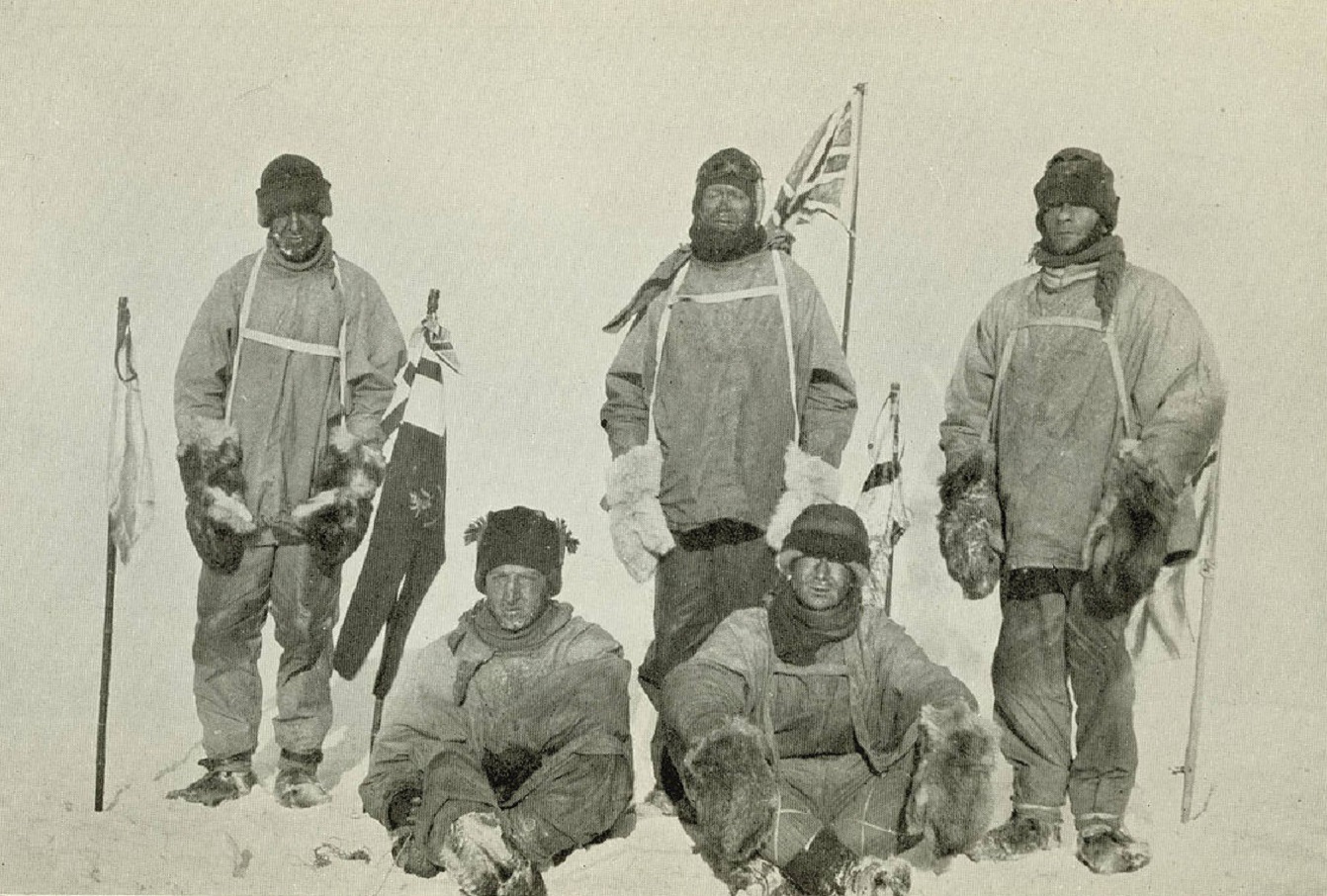 Captain Robert F. Scott's Party  At The South Pole , 1911