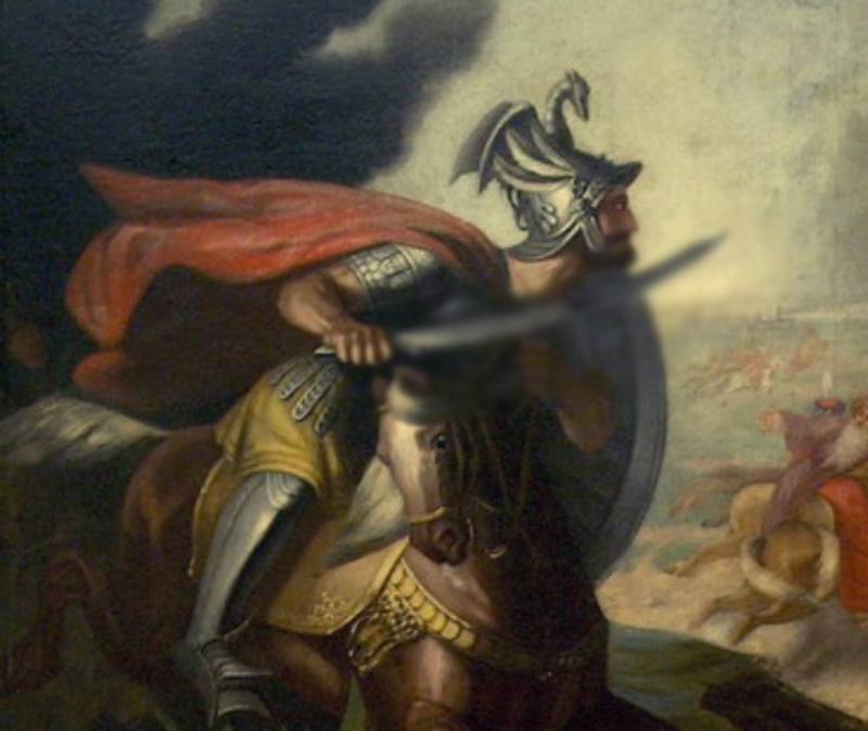 Painting of Miloš Obilić