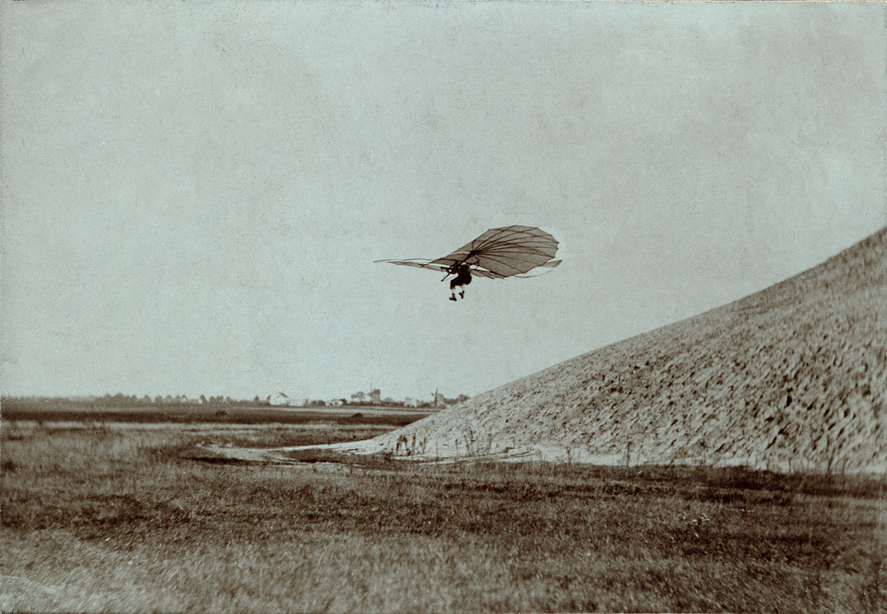Otto Lilienthal Gliding Experiment - 1894