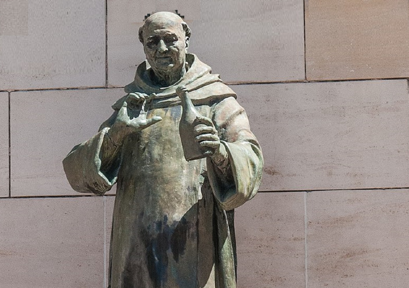 Statue Of Dom Pérignon At Moët & Chandon