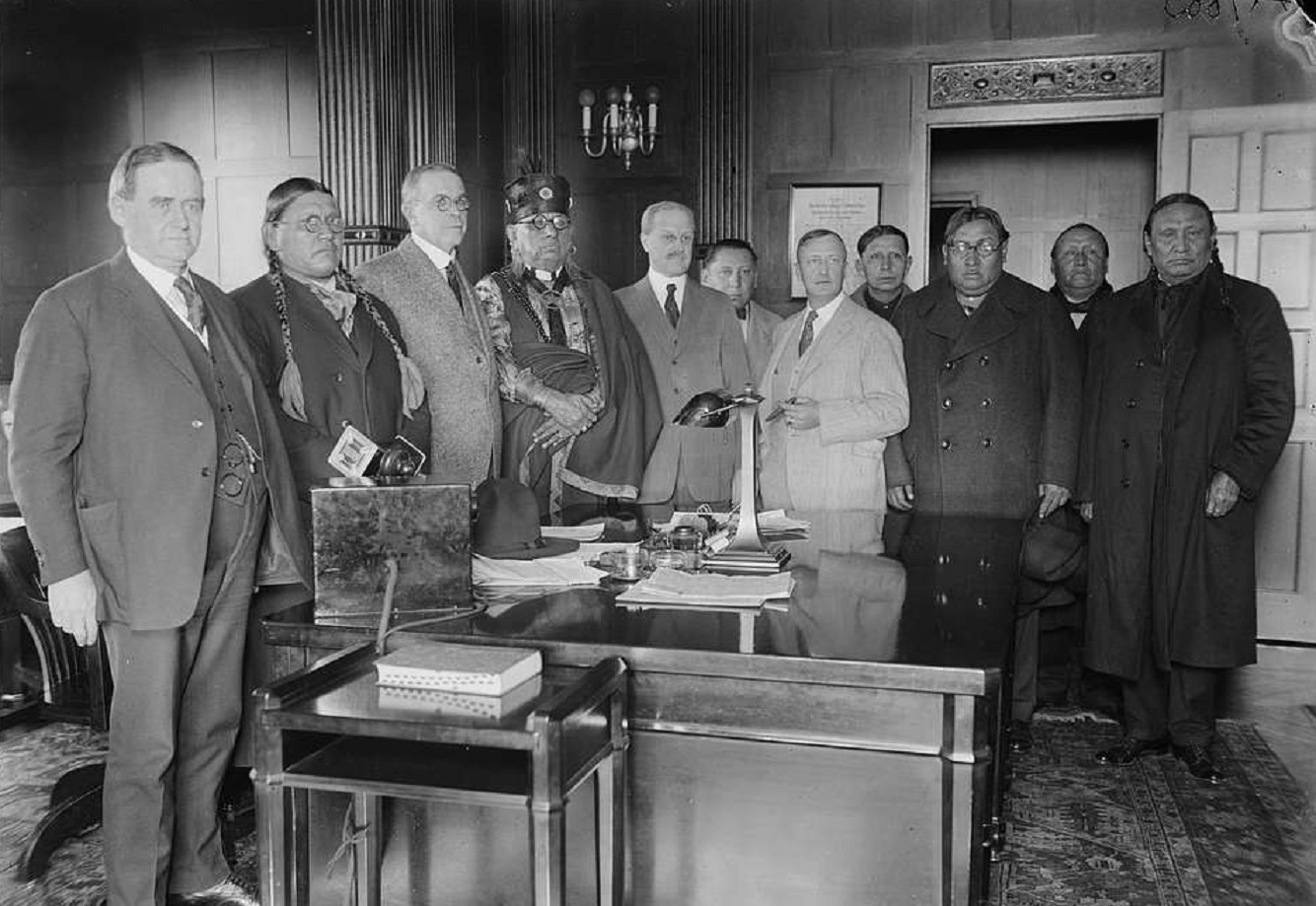 Delegation composing the Council of the Osage Indian tribe of Oklahoma - 1925