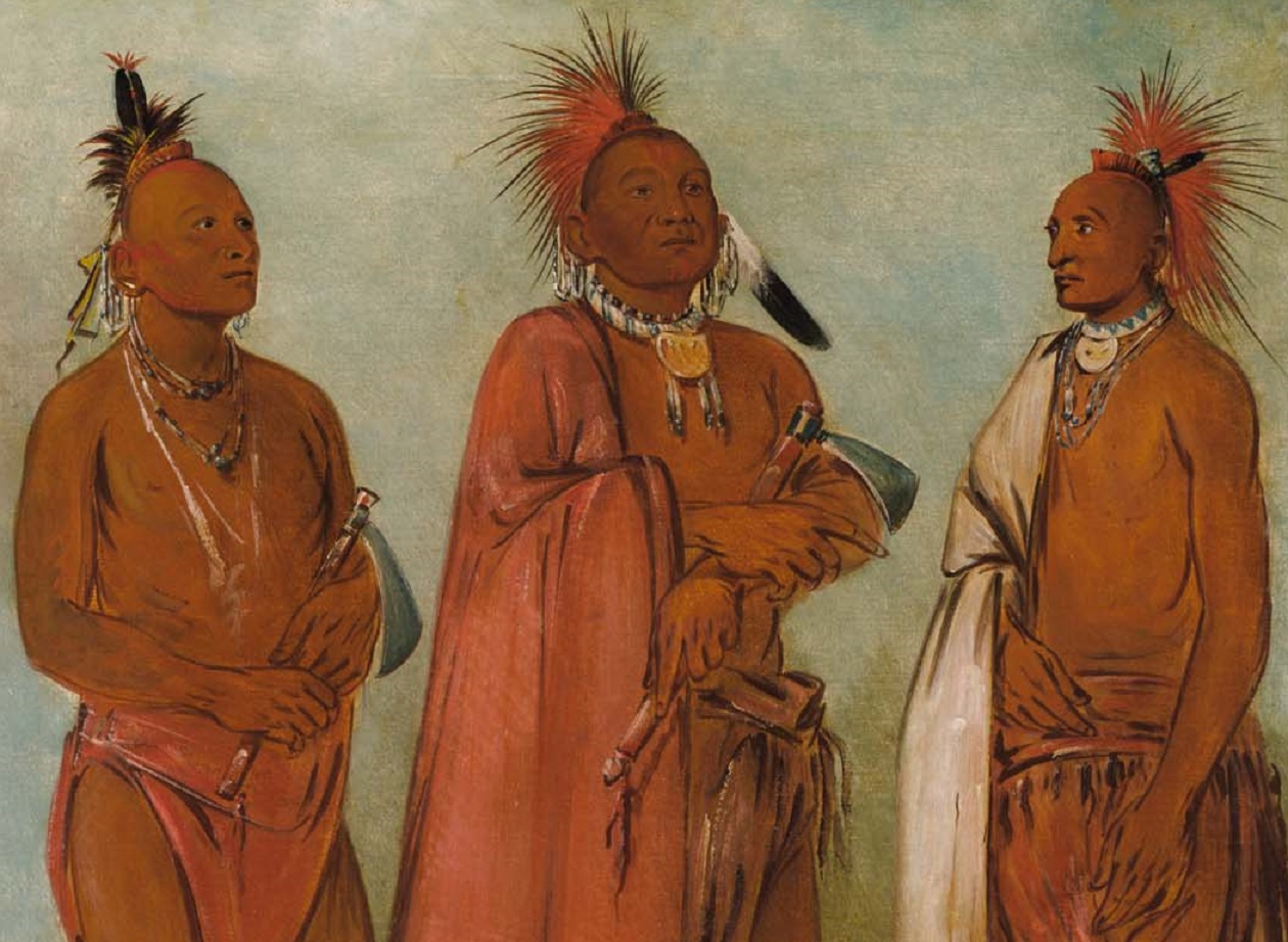 Group of Osage Indians - 1824