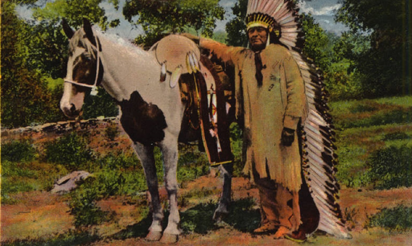 Oklahoma - Osage Indian And Pony