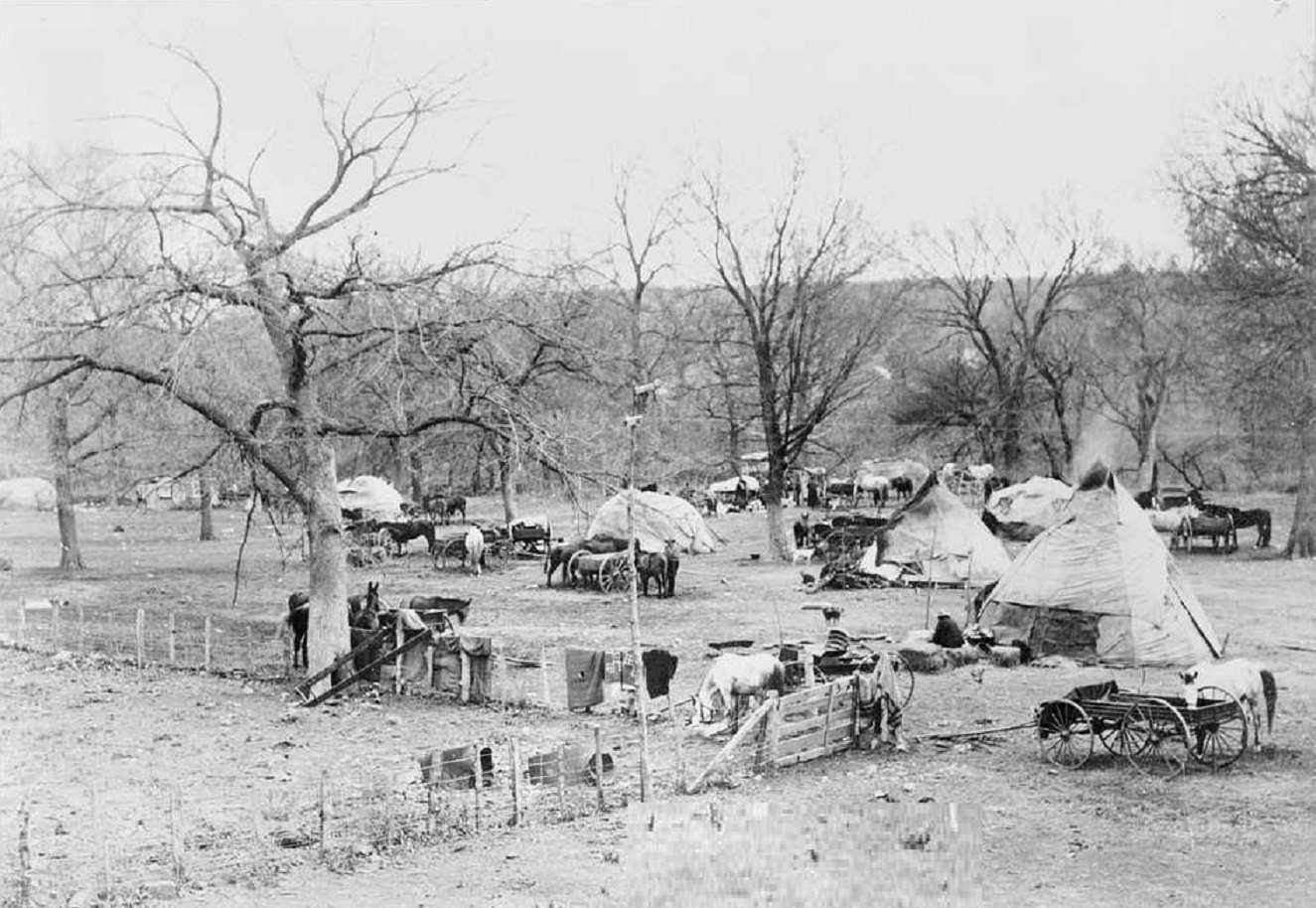 Osage camp, Oklahoma.