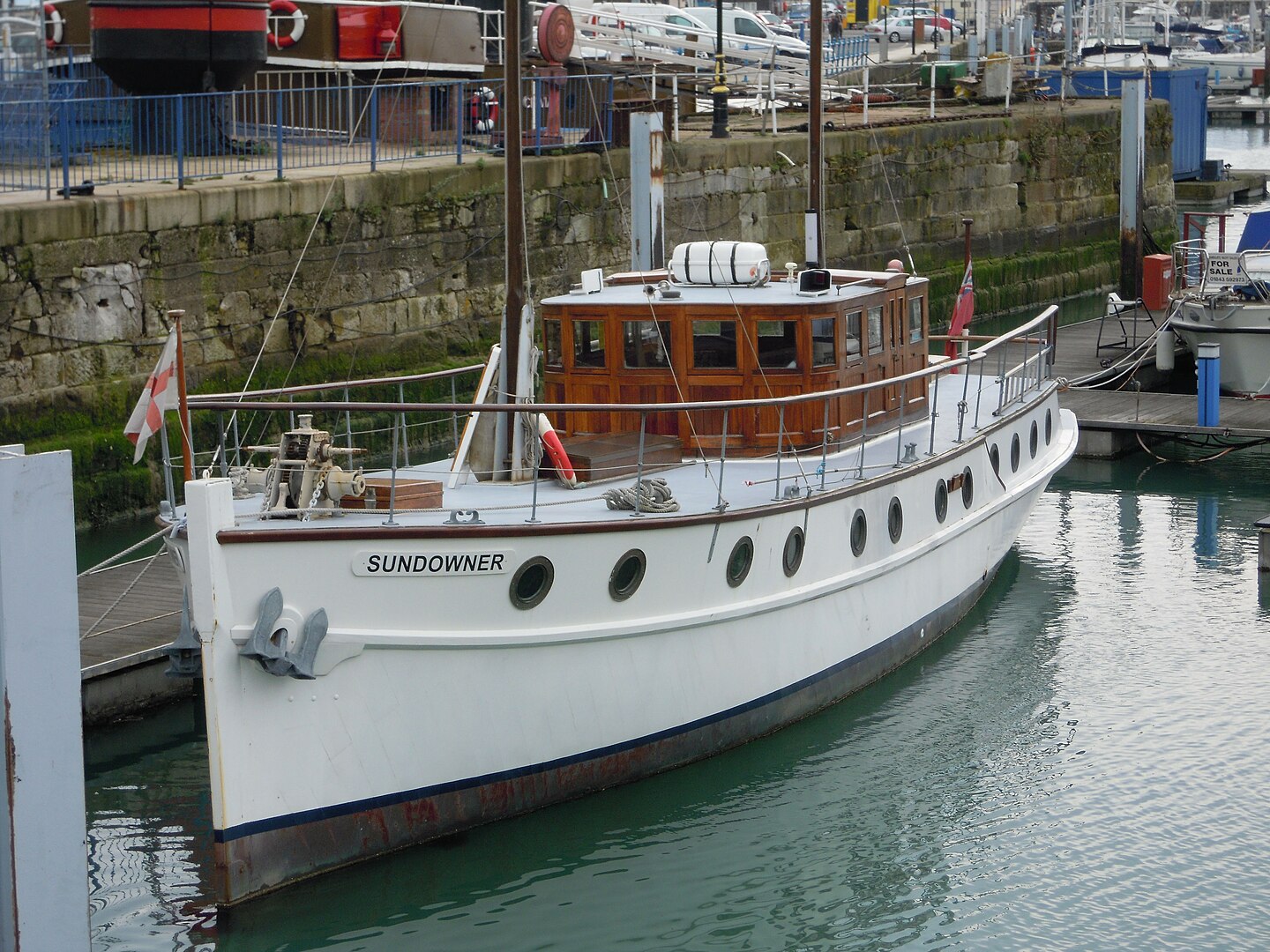 Lightoller's Sundowner, now preserved by Ramsgate Maritime Museum