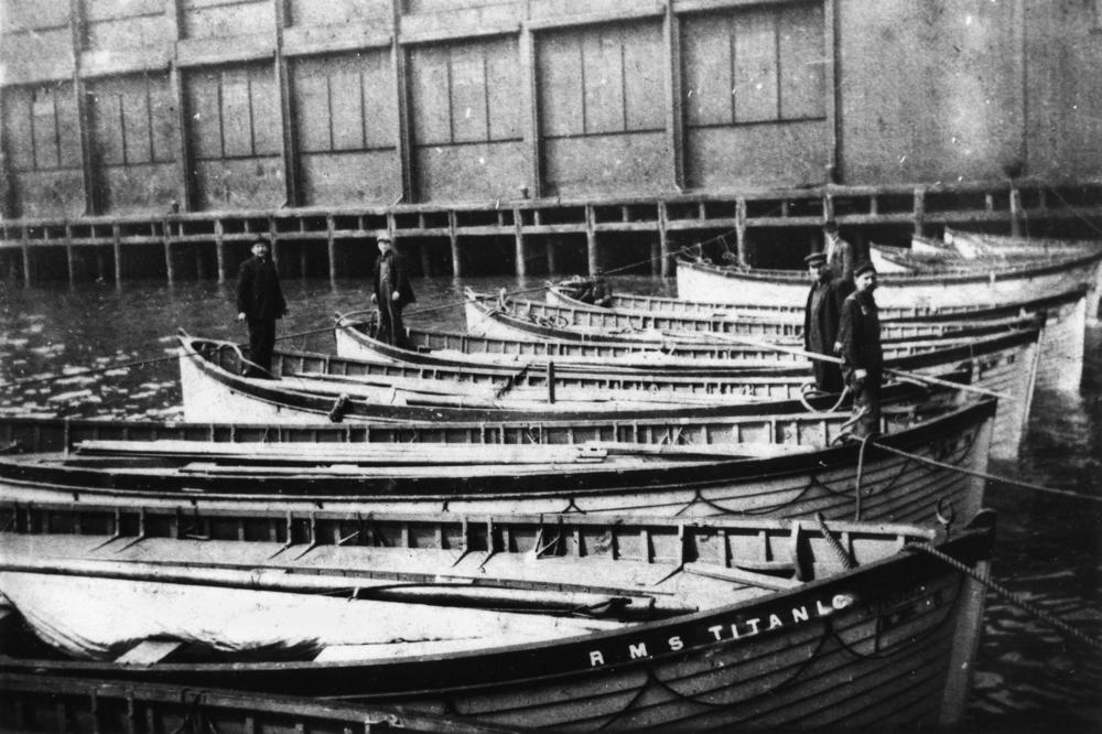Rescued lifeboats of Titanic