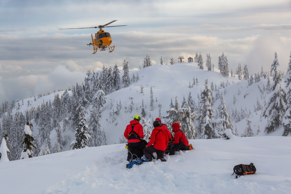 Search and Rescue on a mountain