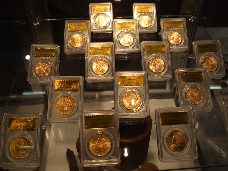 Saddle Ridge Hoard, displaying coins of the $10 million treasure