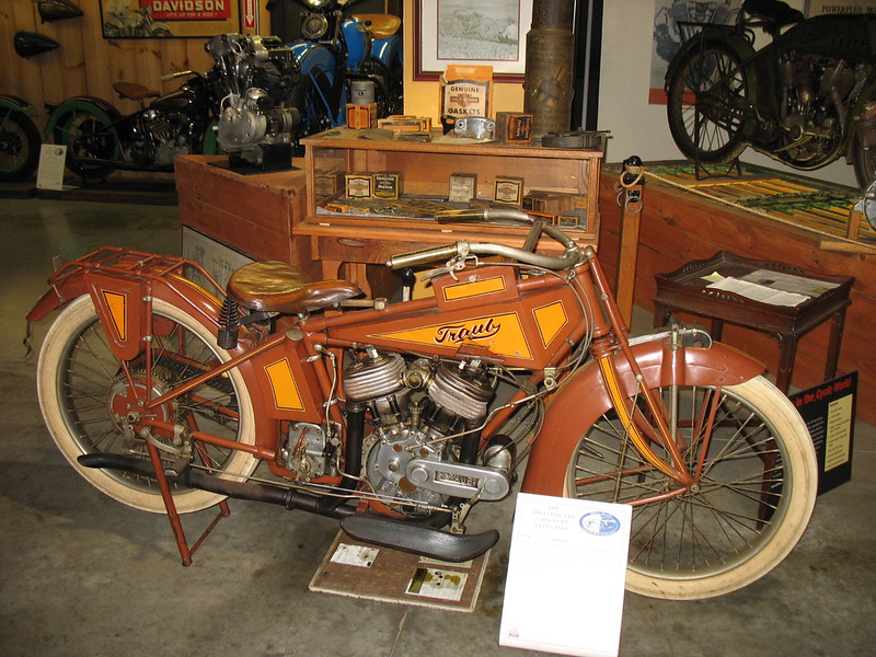 Close-up Photo of Traub Motorcycle