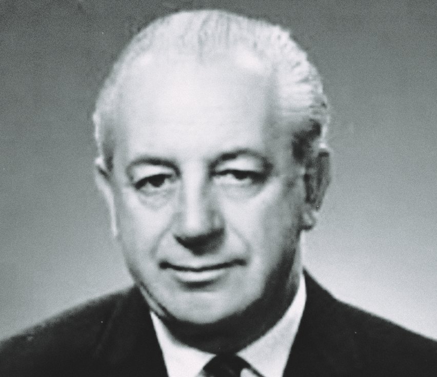 Grayscale Portrait Photo of Harold Holt