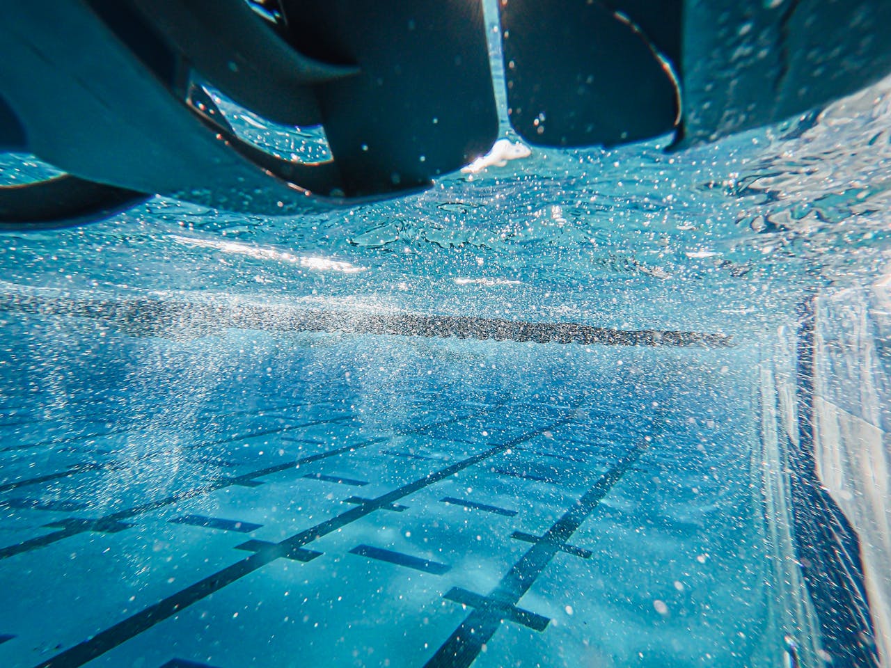 Underwater View of a Swimming Pool