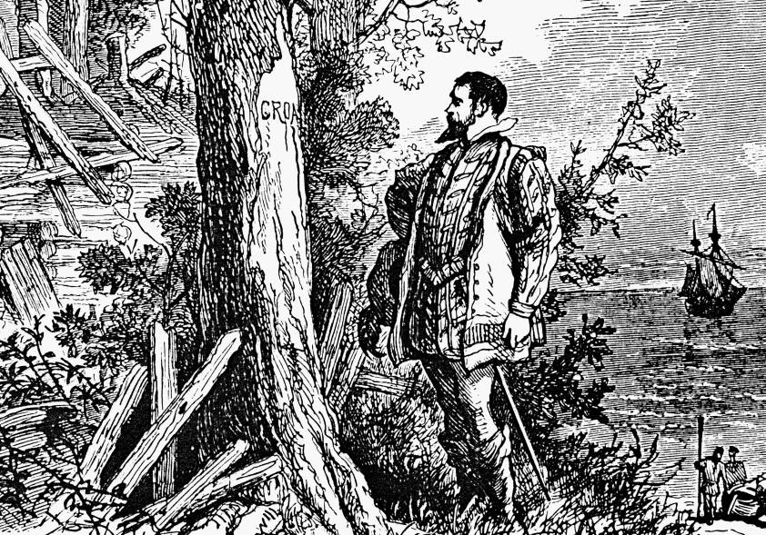 Ruins Of The English Settlement At Roanoke