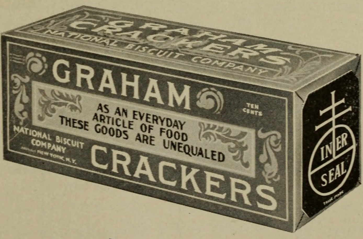 National Biscuit Company Graham Crackers, 1915