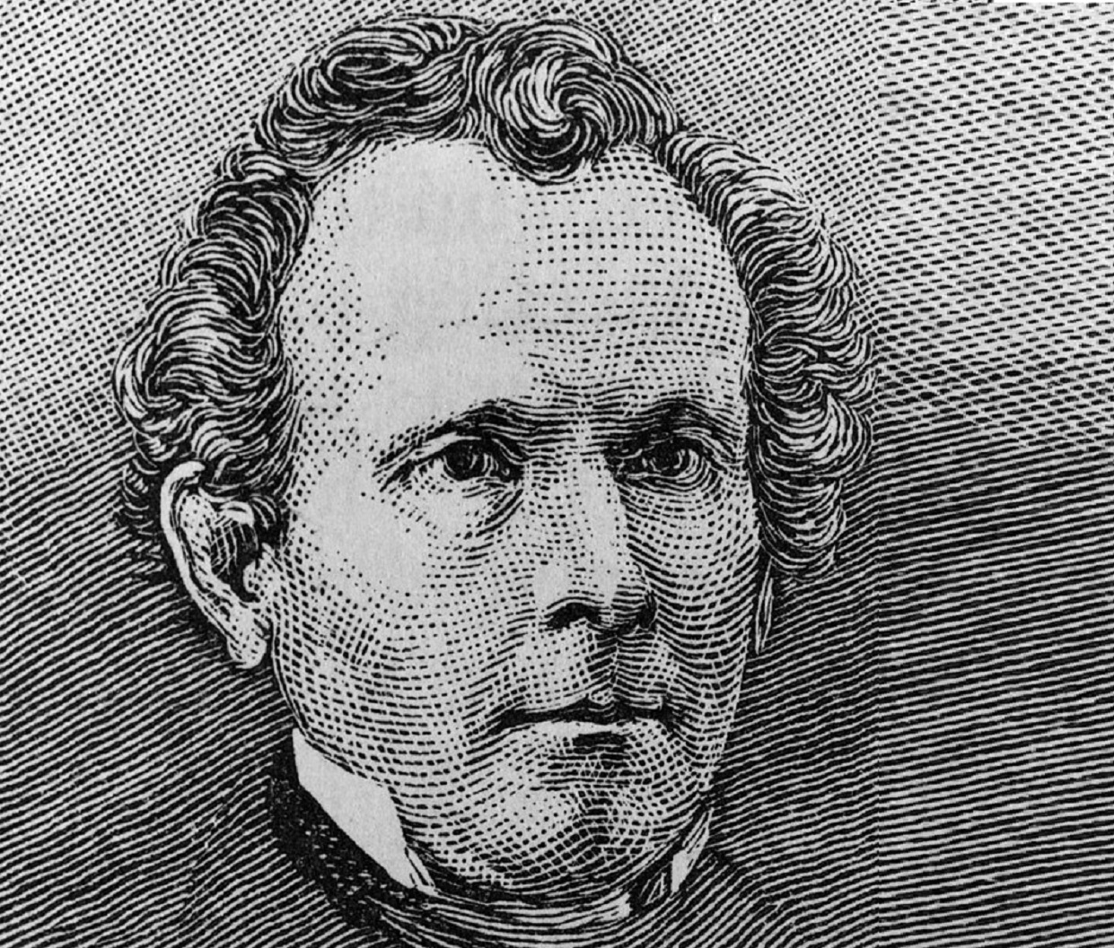 Sylvester Graham wood engraving - 1880