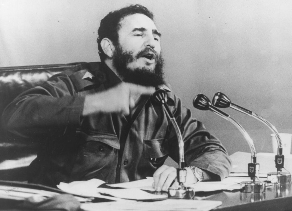 Fidel Castro speaking