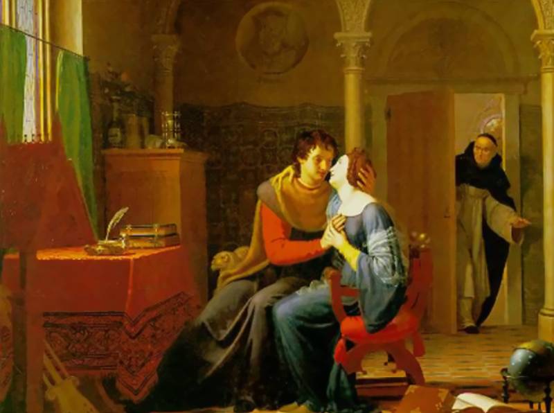 Abaelardus and Heloïse sitting