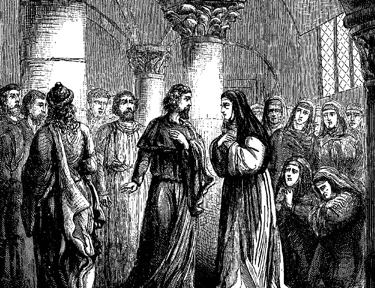 Abelard and Heloise at monastery