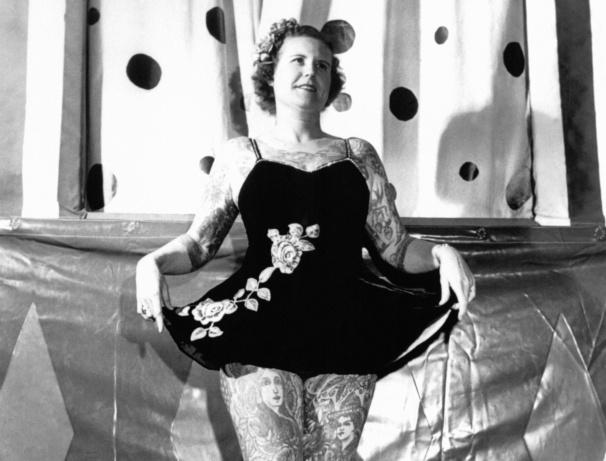 Betty Broadbent tattooed lady