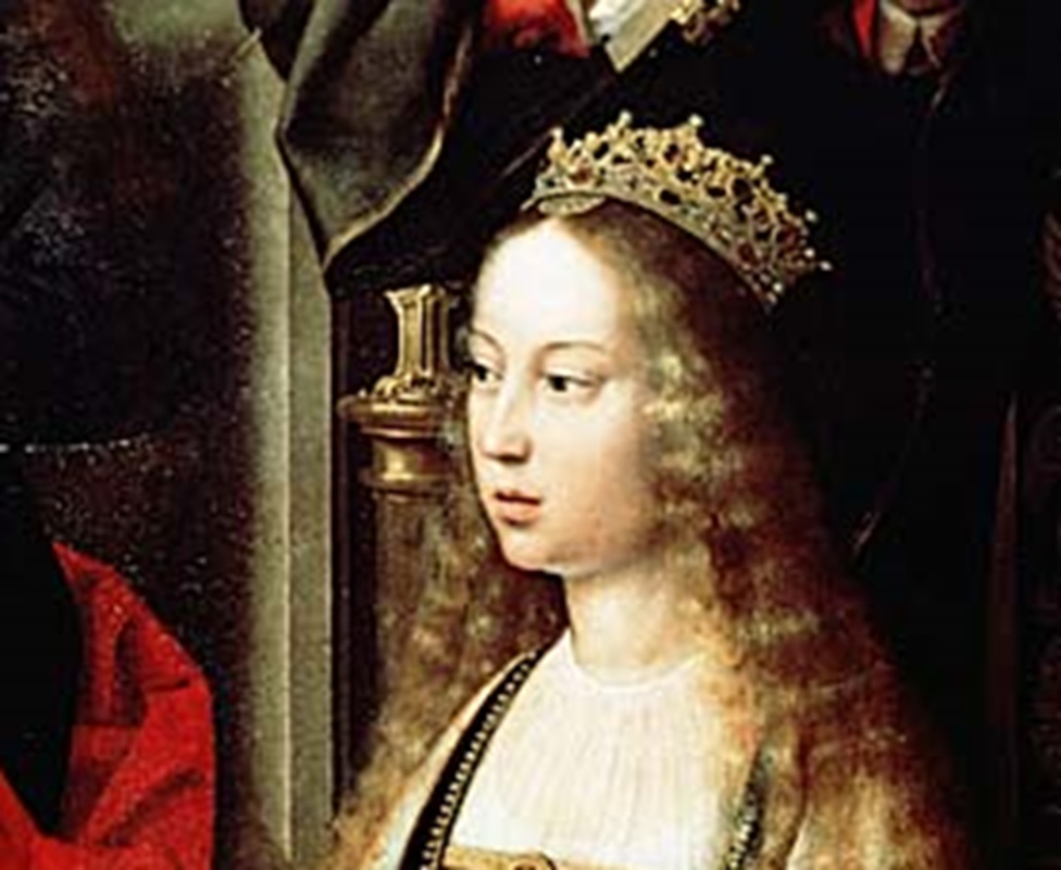 Painting of Isabelle of Castile.