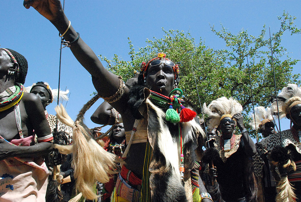 Toposa tribe men