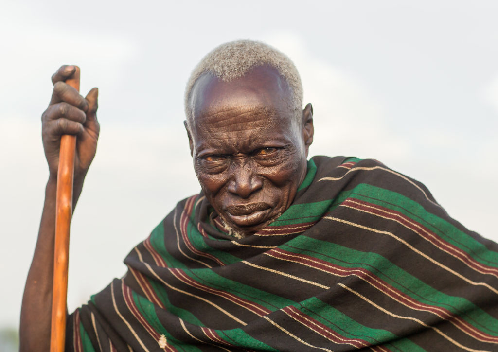 Toposa tribe senior man