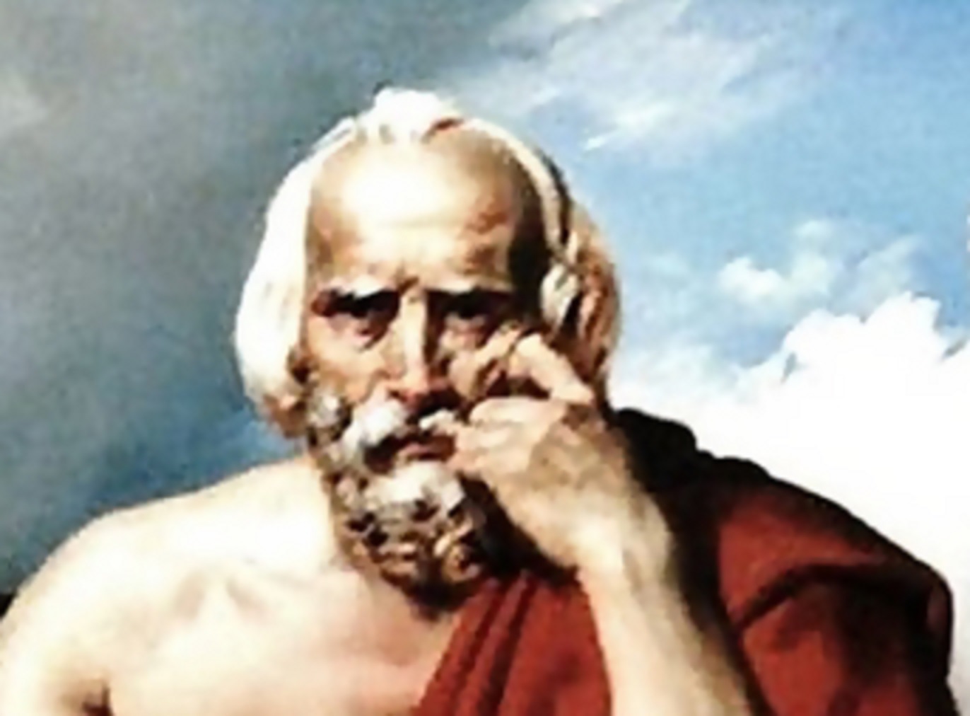 Historiated portrait of Lycurgus - painting 1828