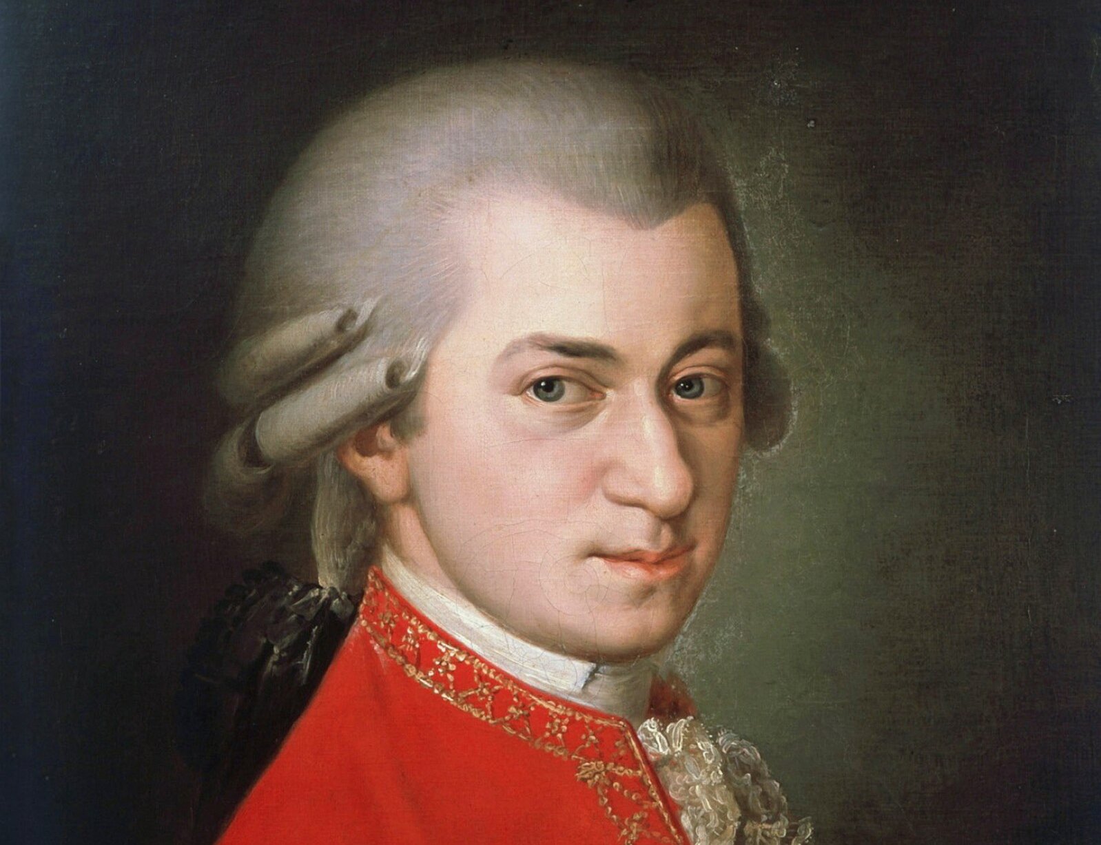 Portrait Painting of Wolfgang Amadeus Mozart by Barbara Krafft