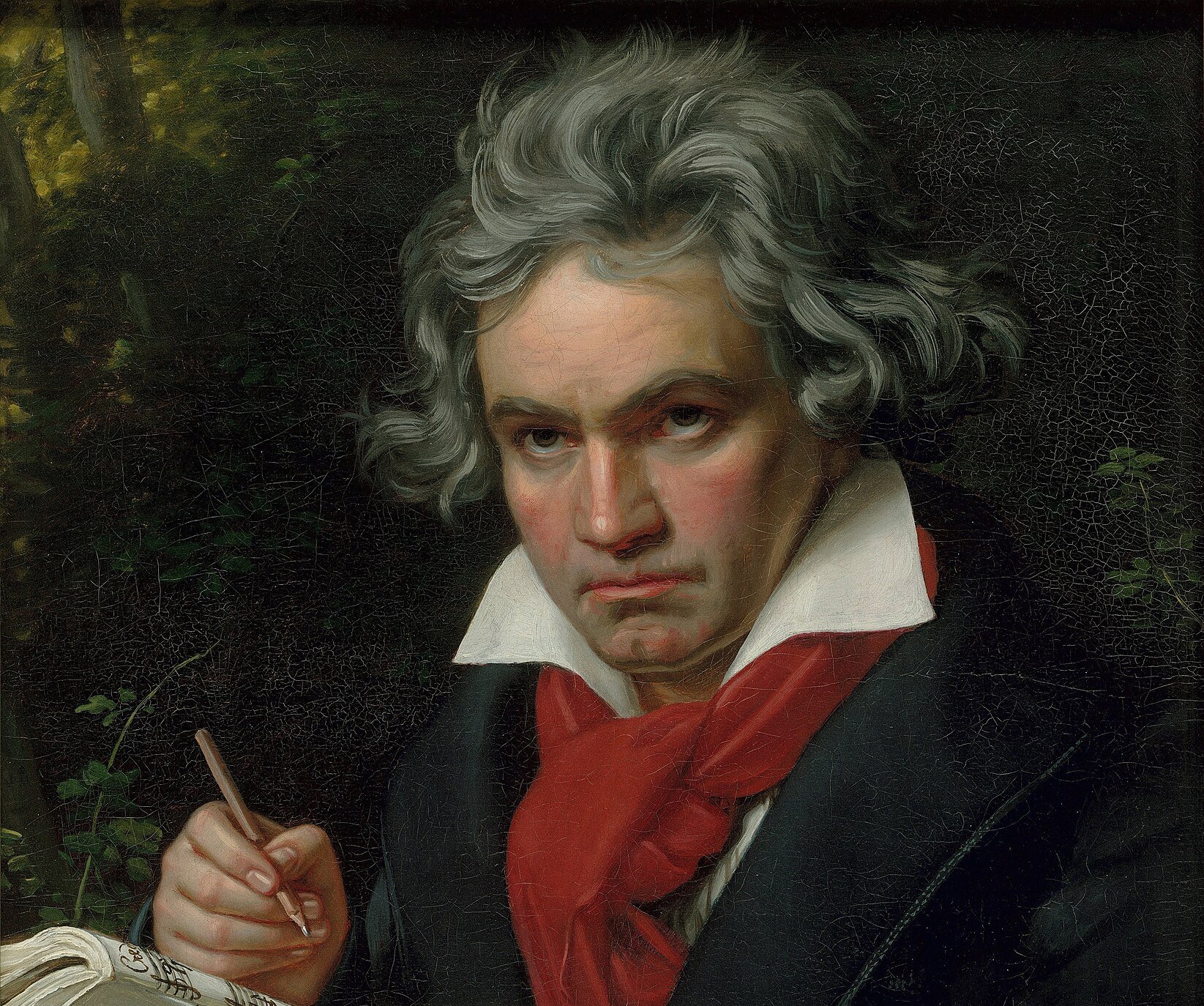 Portrait Painting of Ludwig van Beethoven by Joseph Karl Stieler