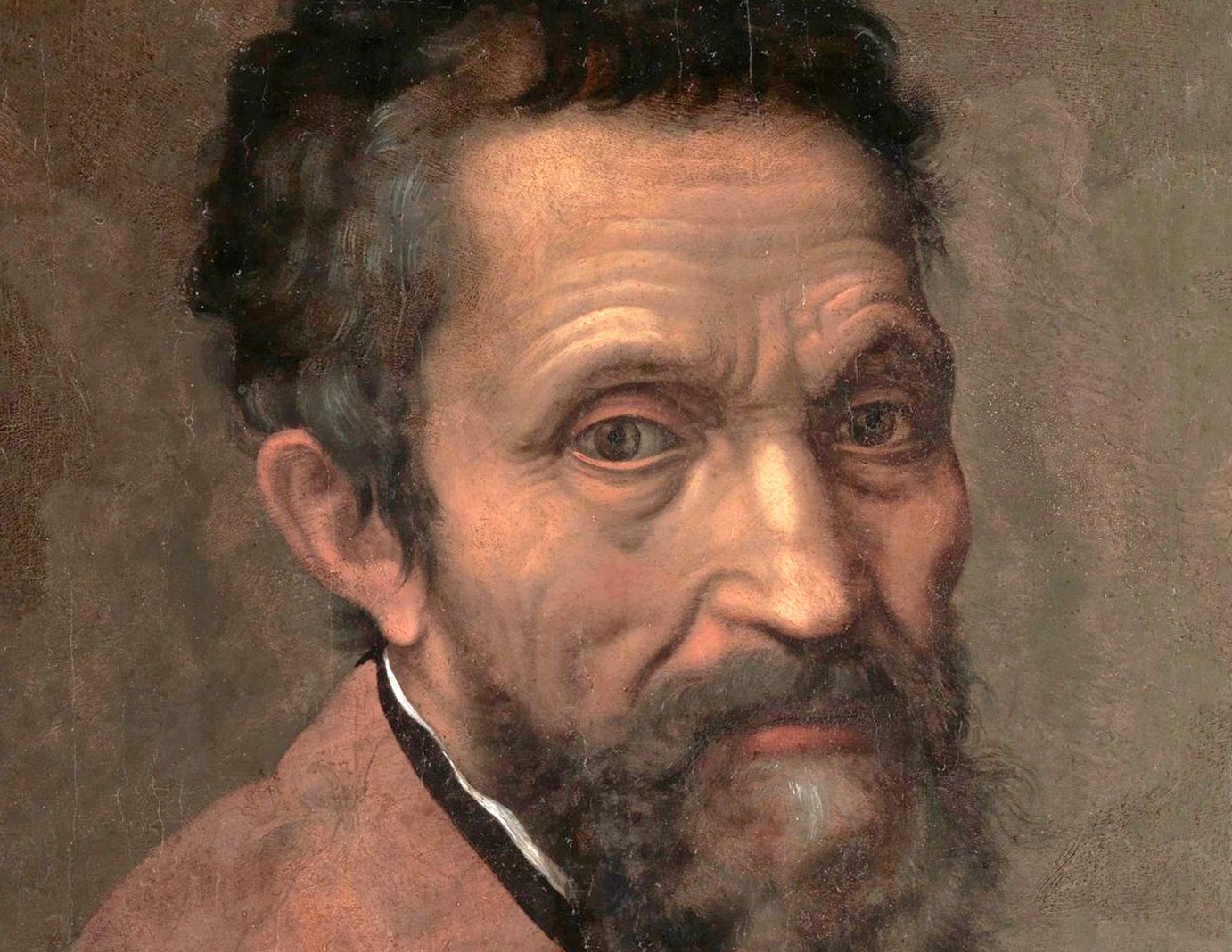 Portrait Painting Michelangelo by Daniele Da Volterra