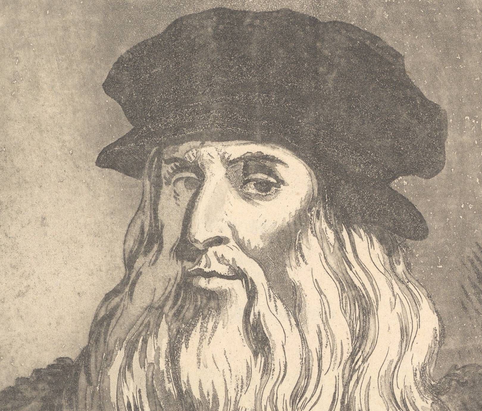 Portrait Of Leonardo Da Vinci