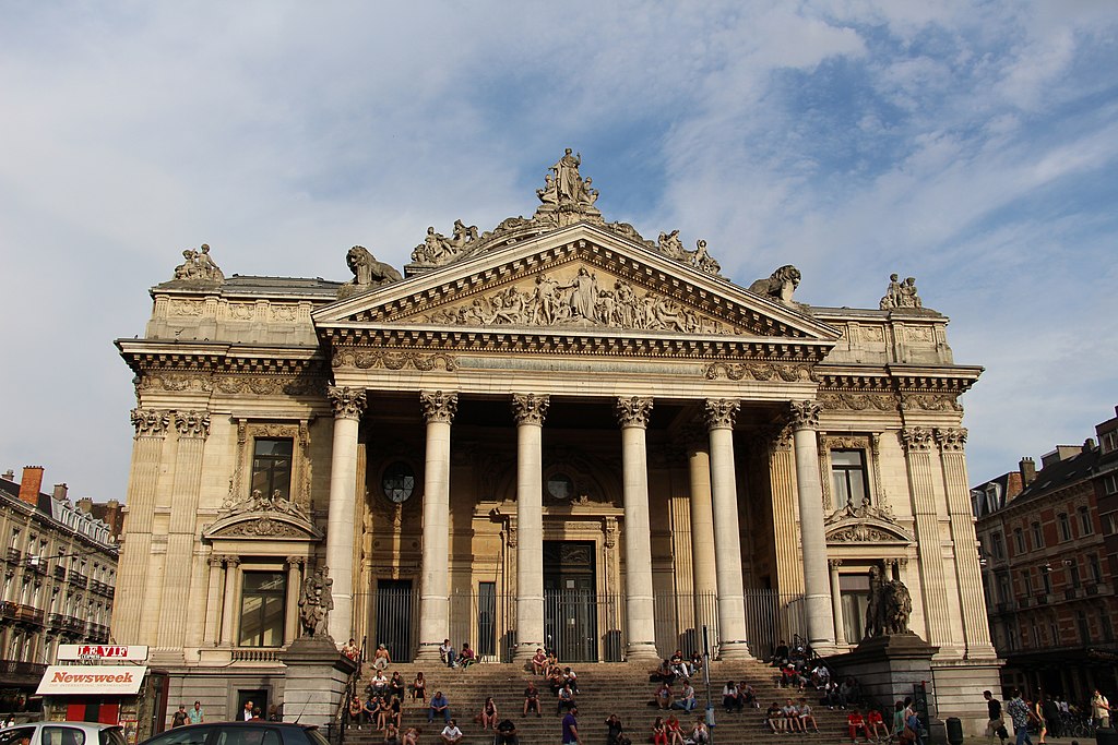 Photo of The Brussels Stock Exchange building